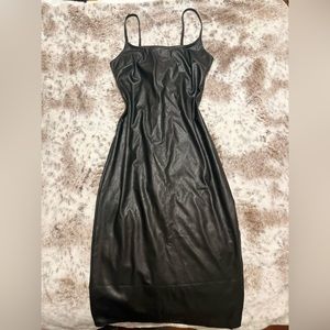 Black Leather Dress